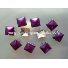 Stamping latest technology purple metal claw beads